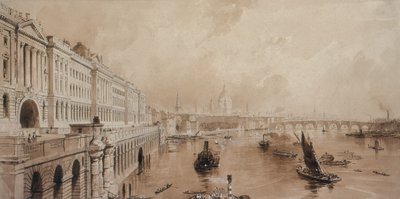 Somerset House von Thomas Allom